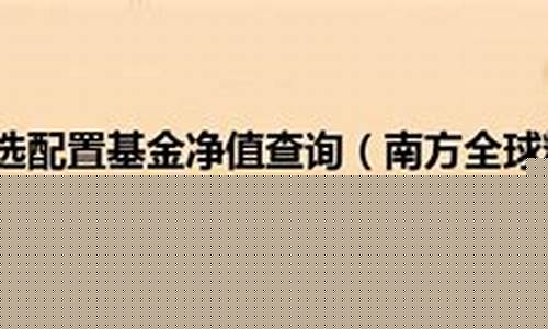 南方全球基金价值多少_南方全球基金价值多少亿美元