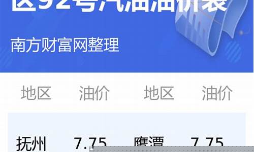 湖北和江西油价哪个高些_湖北跟江西