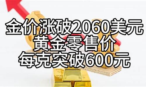金价涨破2060美元_金价一度跌破1900美元
