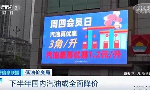 央视报道油价下调_油价调整视频