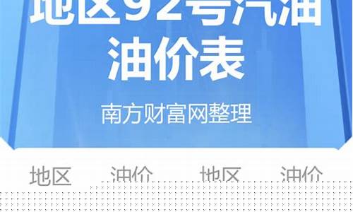 天柱92油价多少钱一升_天柱今日油价