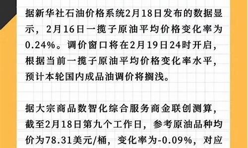 明天油价会调多少呢_明天油价会调多少